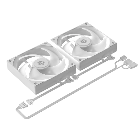 Система водяного охлаждения ID-COOLING FX240 LCD White белый