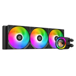 Система водяного охлаждения ID-Cooling FX360 LCD черный
