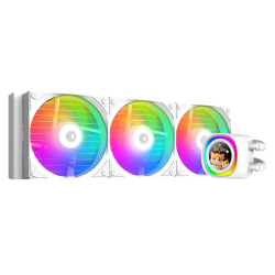 Система водяного охлаждения ID-Cooling FX360 LCD White белый