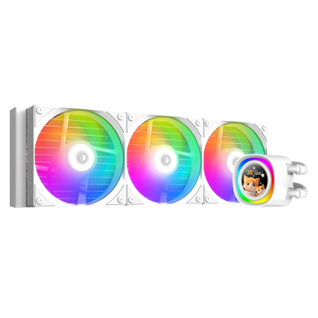 Система водяного охлаждения ID-Cooling FX360 LCD White белый