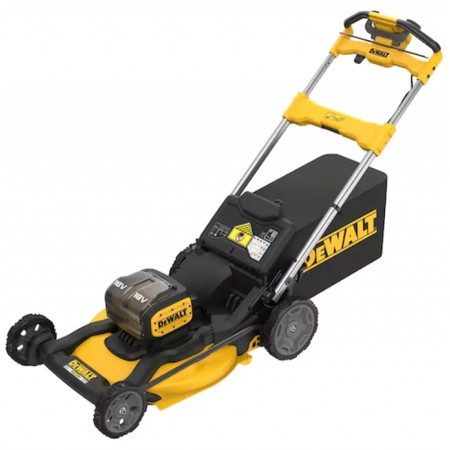 Газонокосилка аккумуляторная DeWALT 2х18V DCMWSP156W2-QW черный (С АККУМУЛЯТОРАМИ)