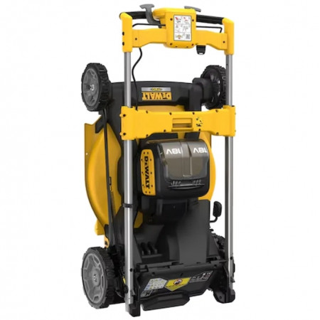 Газонокосилка аккумуляторная DeWALT 2х18V DCMWSP156W2-QW черный (С АККУМУЛЯТОРАМИ)