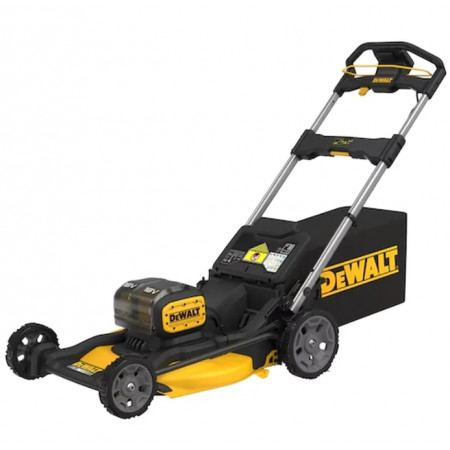Газонокосилка аккумуляторная DeWALT 2х18V (DCMWP134W2-QW) черный (С АККУМУЛЯТОРАМИ)