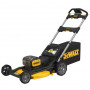 Газонокосилка аккумуляторная DeWALT 2х18V (DCMWP134W2-QW) черный (С АККУМУЛЯТОРАМИ)