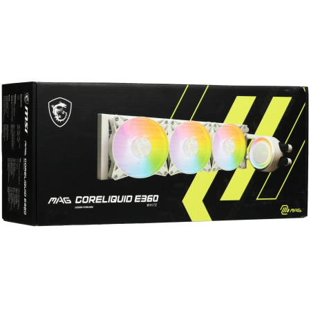 Система водяного охлаждения MSI MAG CoreLiquid E360 White белый