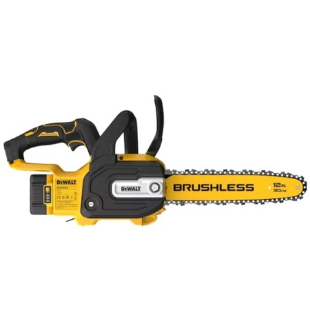 Аккумуляторная цепная пила DeWALT 18В 30см (DCMCS565N-XJ) желтый (БЕЗ АККУМУЛЯТОРОВ)