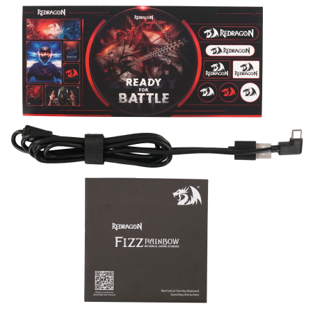 Клавиатура проводная Redragon Fizz (72595) черный