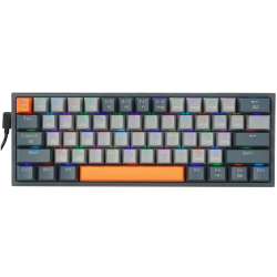 Клавиатура проводная Redragon Fizz (72599) серый