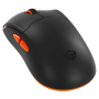 Мышь беспроводная + проводная Meetion GW39 (AIR GW39 BK+ORANGE) черный