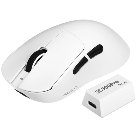Мышь беспроводная + проводная AULA SC900 Pro (SC900 Pro White) белый