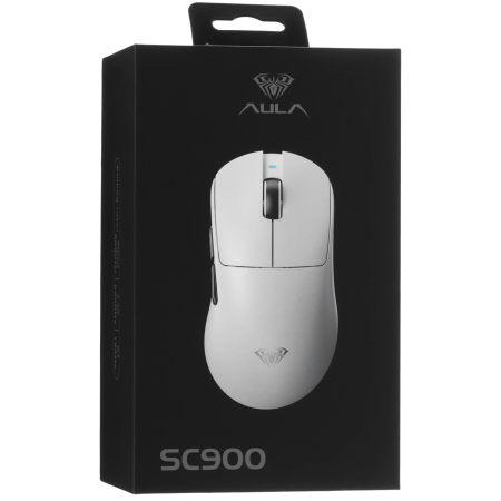 Мышь беспроводная + проводная AULA SC900 Pro (SC900 Pro White) белый