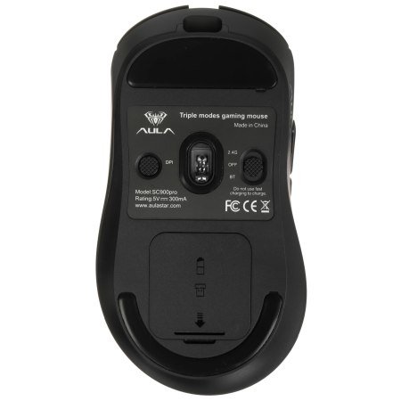 Мышь беспроводная + проводная AULA SC900 Pro (SC900 Pro Black) черный