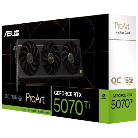 Видеокарта ASUS GeForce RTX 5070 Ti ProArt OC Edition (PROART-RTX5070TI-O16G) 16 Гб черный
