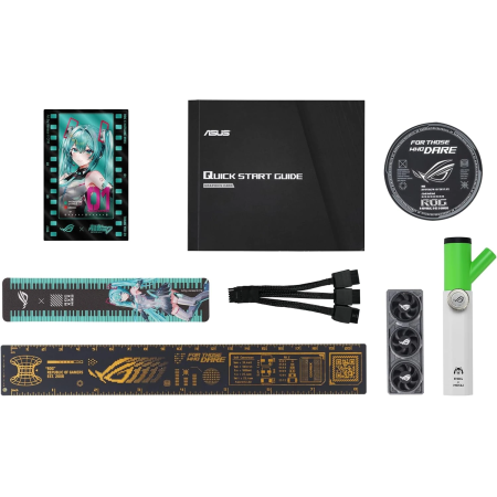 Видеокарта ASUS GeForce RTX 5080 ROG Astral OC HATSUNE MIKU EDITION (ROG-ASTRAL-RTX5080-O16G-MIKU-W) 16 Гб бирюзовый