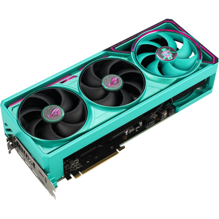 Видеокарта ASUS GeForce RTX 5080 ROG Astral OC HATSUNE MIKU EDITION (ROG-ASTRAL-RTX5080-O16G-MIKU-W) 16 Гб бирюзовый