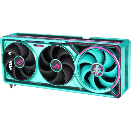 Видеокарта ASUS GeForce RTX 5080 ROG Astral OC HATSUNE MIKU EDITION (ROG-ASTRAL-RTX5080-O16G-MIKU-W) 16 Гб бирюзовый