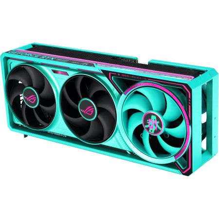 Видеокарта ASUS GeForce RTX 5080 ROG Astral OC HATSUNE MIKU EDITION (ROG-ASTRAL-RTX5080-O16G-MIKU-W) 16 Гб бирюзовый