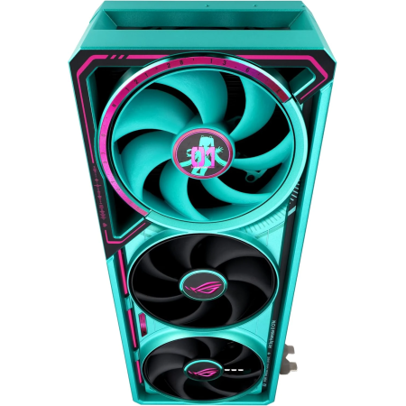 Видеокарта ASUS GeForce RTX 5080 ROG Astral OC HATSUNE MIKU EDITION (ROG-ASTRAL-RTX5080-O16G-MIKU-W) 16 Гб бирюзовый
