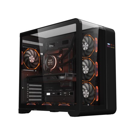 Корпус 1STPLAYER RT7 (RT7-BK-3FC7R-1FC7) черный