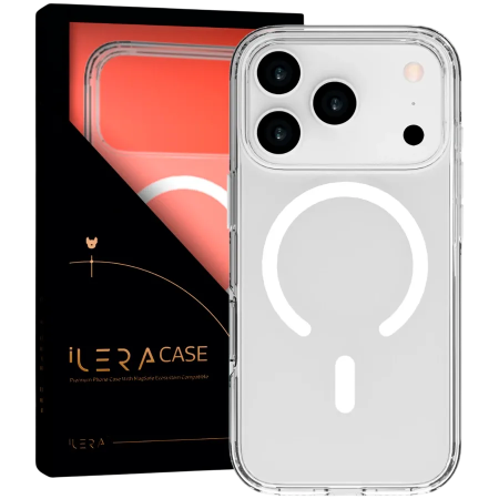 Чехол iLera ClearShell для iPhone 17 Pro Max (ILHSCLCAB17) прозрачный