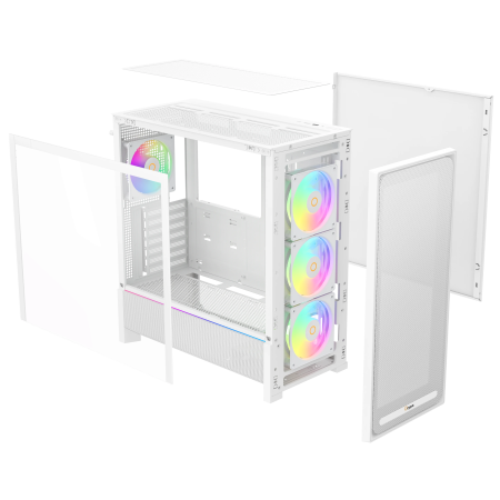 Корпус Ocypus Delta C70 ARGB (Delta-C70-WHG400XX-GL) белый