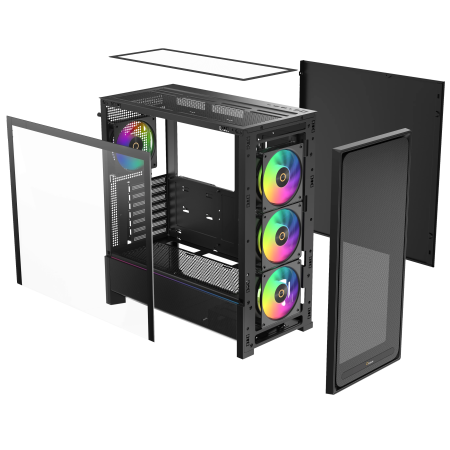 Корпус Ocypus Delta C70 ARGB (Delta-C70-BKG400XX-GL) черный