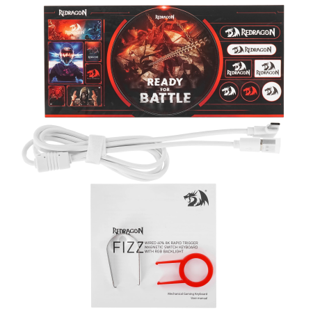 Клавиатура проводная Redragon Fizz RT (72300) черный