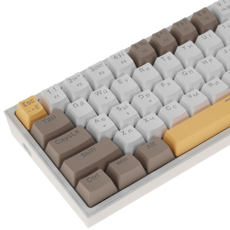 Клавиатура проводная Redragon Fizz (72596) бежевый