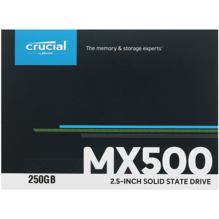 250 ГБ SSD диск Crucial MX500 (CT250MX500SSD1) серый
