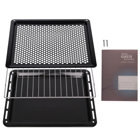 Электрический духовой шкаф Oasis D-MNB черный