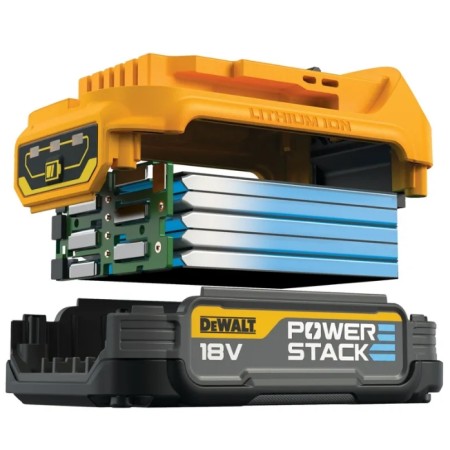 Аккумулятор DeWALT POWERSTACK 18V (DCBP034-XJ) желтый