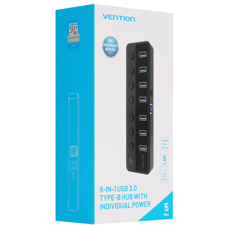 Док-станция Vention CHXB0-EU черный
