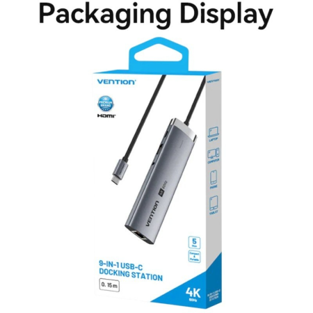 Док-станция Vention TGVHB серый
