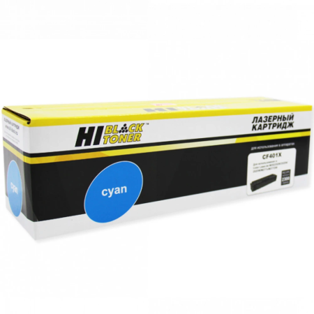 Картридж лазерный Hi-Black HB-CF401X голубой