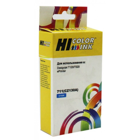 Картридж струйный Hi-Black HB-CZ130A голубой