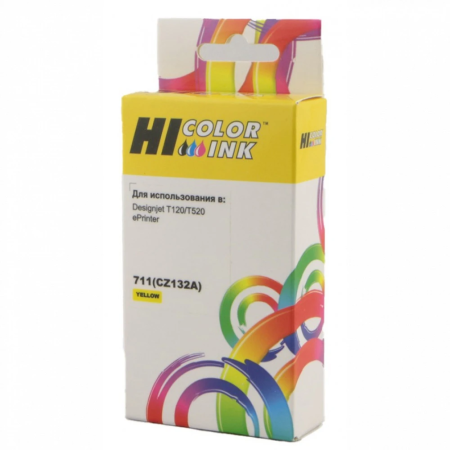 Картридж струйный Hi-Black HB-CZ132A желтый