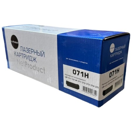 Картридж лазерный NetProduct N-071H черный