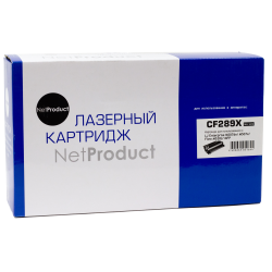Картридж лазерный NetProduct N-CF289X черный (без чипа)