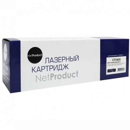 Картридж лазерный NetProduct N-CF540X черный