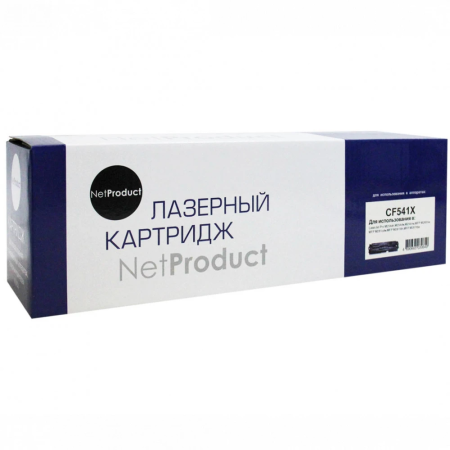 Картридж лазерный NetProduct N-CF541X голубой