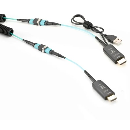 Цифро-аналоговый преобразователь inakustik Profi HDMI 10K 48Gbps голубой