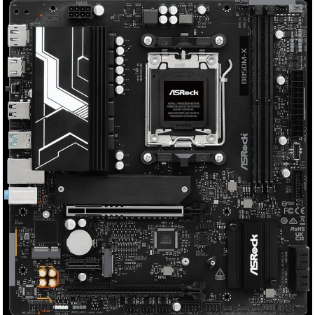 Материнская плата ASRock B850M-X R2.0 черный