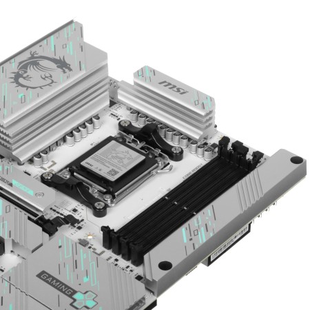 Материнская плата MSI B850 GAMING PLUS WIFI PZ белый