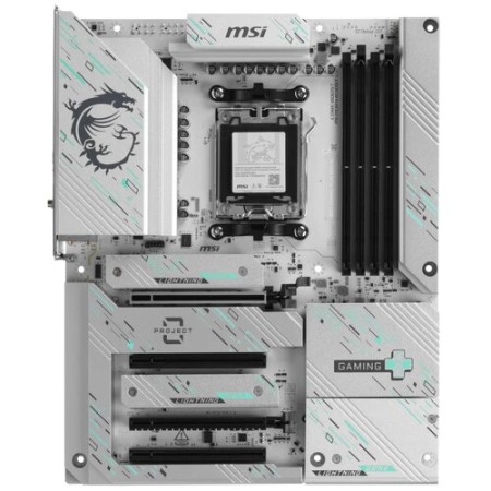 Материнская плата MSI B850 GAMING PLUS WIFI PZ белый