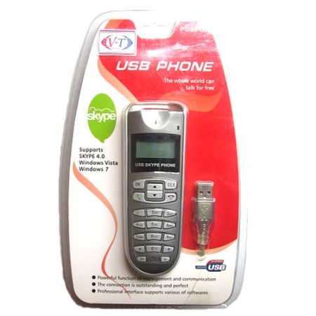 IP-телефон V-T USB Skype Phone (PD250H) серый