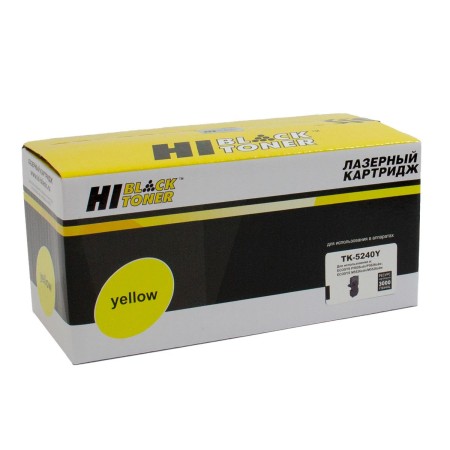 Тонер-картридж лазерный Hi-Black HB-TK-5240Y желтый