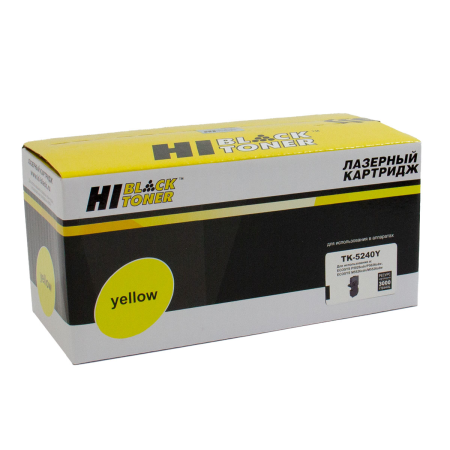 Тонер-картридж лазерный Hi-Black HB-TK-5240Y желтый