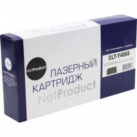 Тонер-картридж лазерный NetProduct N-CLT-Y406S желтый