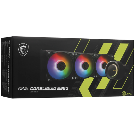 Система водяного охлаждения MSI MAG CoreLiquid E360 (306-7ZW6E17-C24) черный