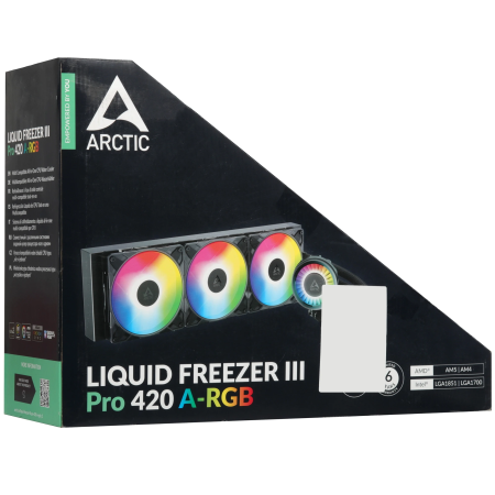 Система охлаждения ARCTIC Liquid Freezer III Pro 420 A-RGB (ACFRE00185A) черный